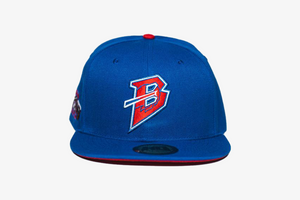 TugBoat's Emporium Blue Snapback Bills Mafia Logo Hat at  Men's Clothing  store